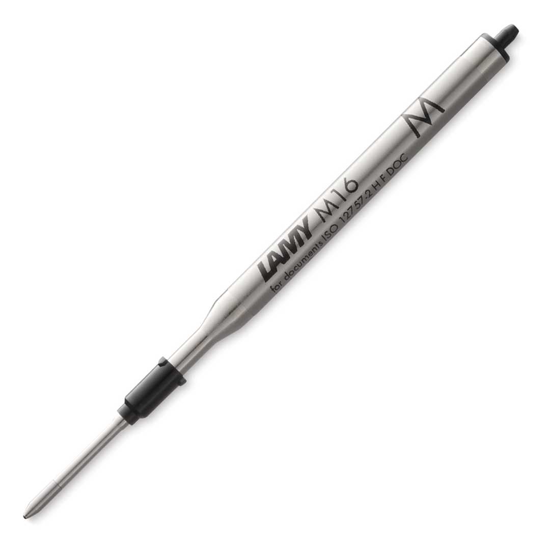 Open in modal - Lamy M16 Ballpoint Pen Refill - Black, Medium Tip