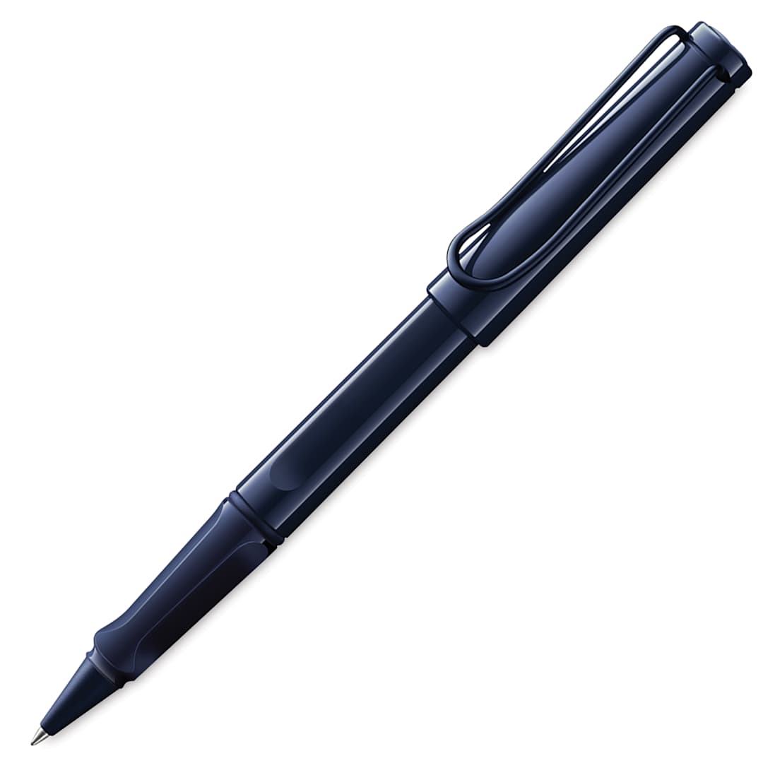 Open in modal - Lamy Safari Rollerball Pen - Special Edition, Dark Dusk, cap off