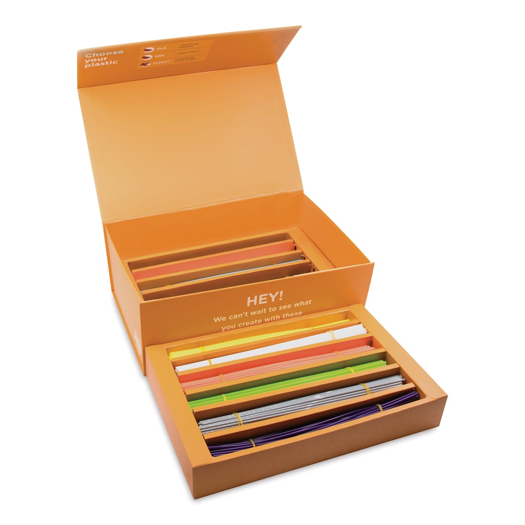 Open in modal - 3Doodler EDU Create+ Learning Pack Plastic Kit - Assorted types and colors, Pkg of 1200 (opent to show contents)