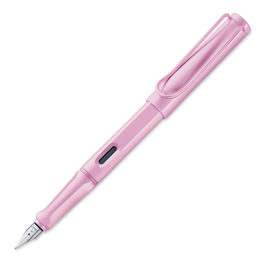 Open in modal - Lamy Safari Fountain Pen - Light Rose, Fine Nib