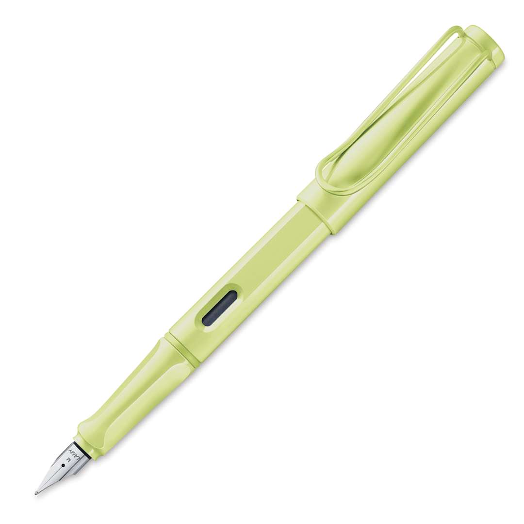 Open in modal - Lamy Safari Fountain Pen - Spring Green, Left Handed Nib