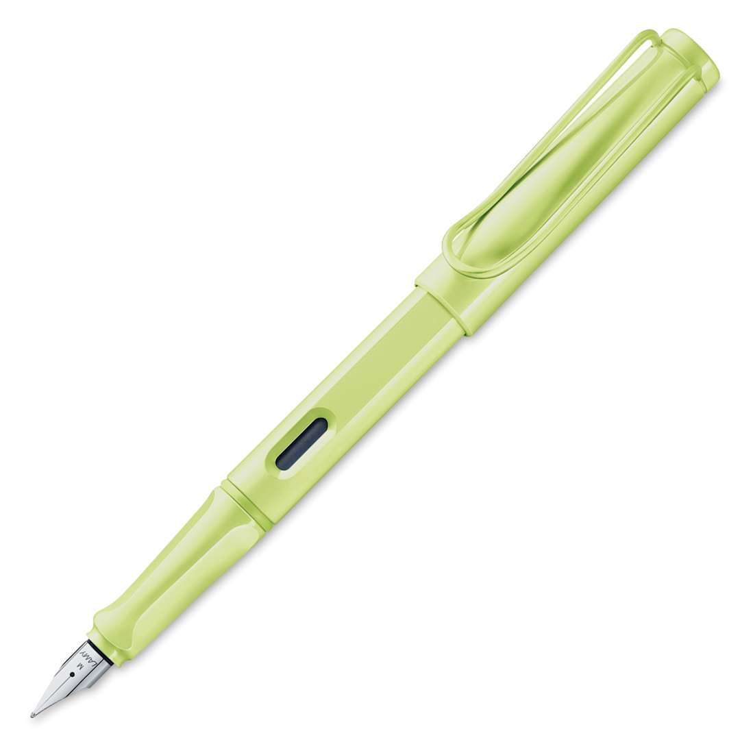 Open in modal - Lamy Safari Fountain Pen - Spring Green, Extra-Fine Nib