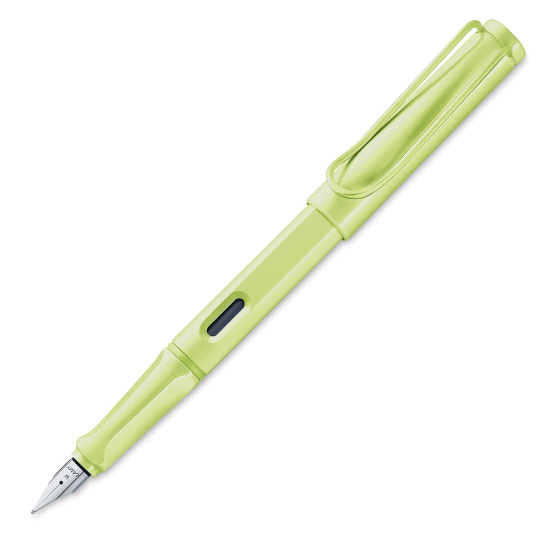 Open in modal - Lamy Safari Fountain Pen - Spring Green, Medium Nib