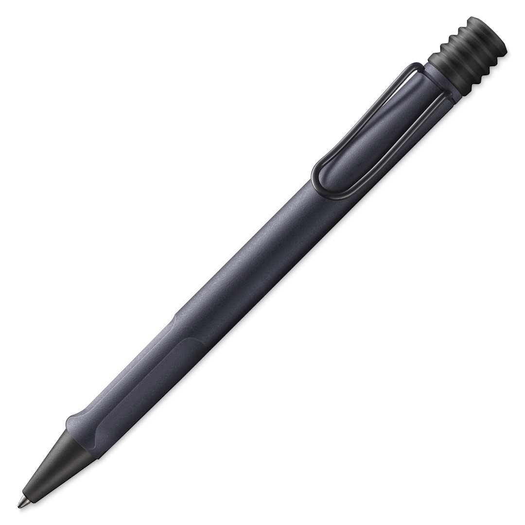 Open in modal - Lamy Safari Ballpoint Pen - Black Steel - open