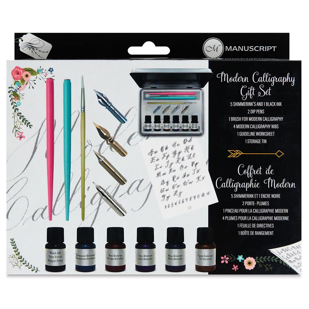 Open in modal - Manuscript Modern Calligraphy Dip Pen Set - Gift Set front of package