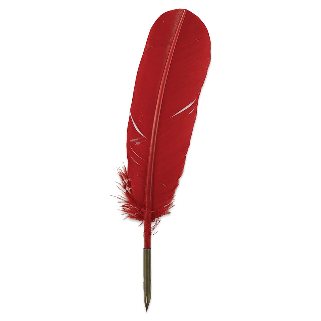 Open in modal - Manuscript Quill Dip Pen - Red