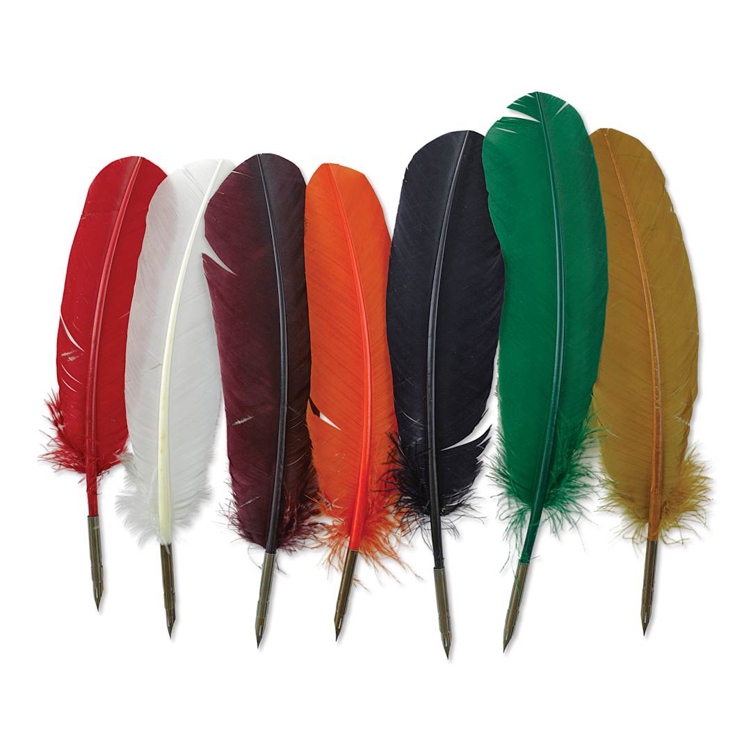 Open in modal - Manuscript Quill Dip Pens, spread out