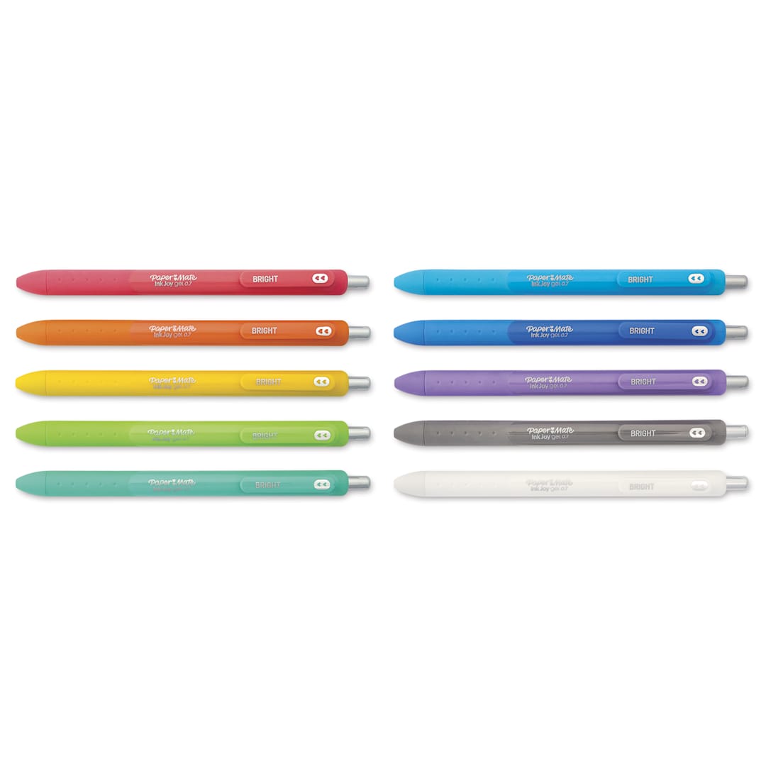 Open in modal - Paper Mate Inkjoy Gel Bright Pens - Bright Colors, Set of 10