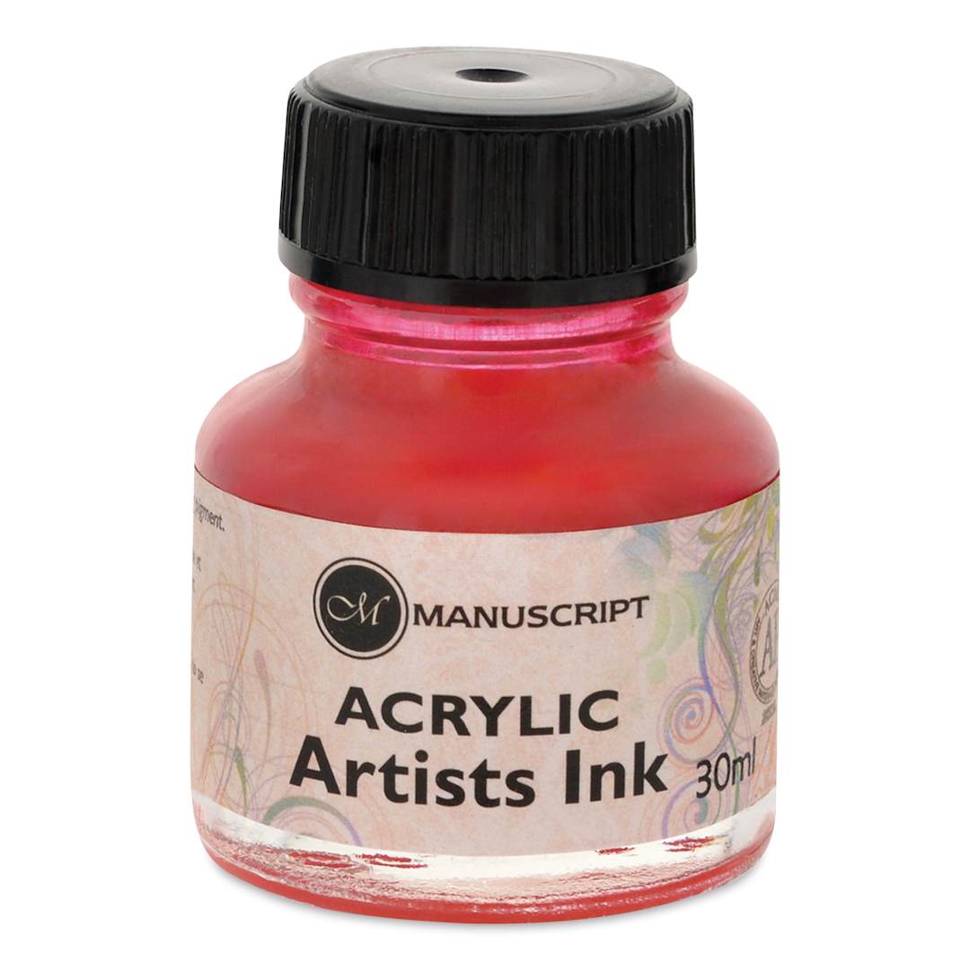 Open in modal - Manuscript Acrylic Artist's Ink - Pink, 30 ml