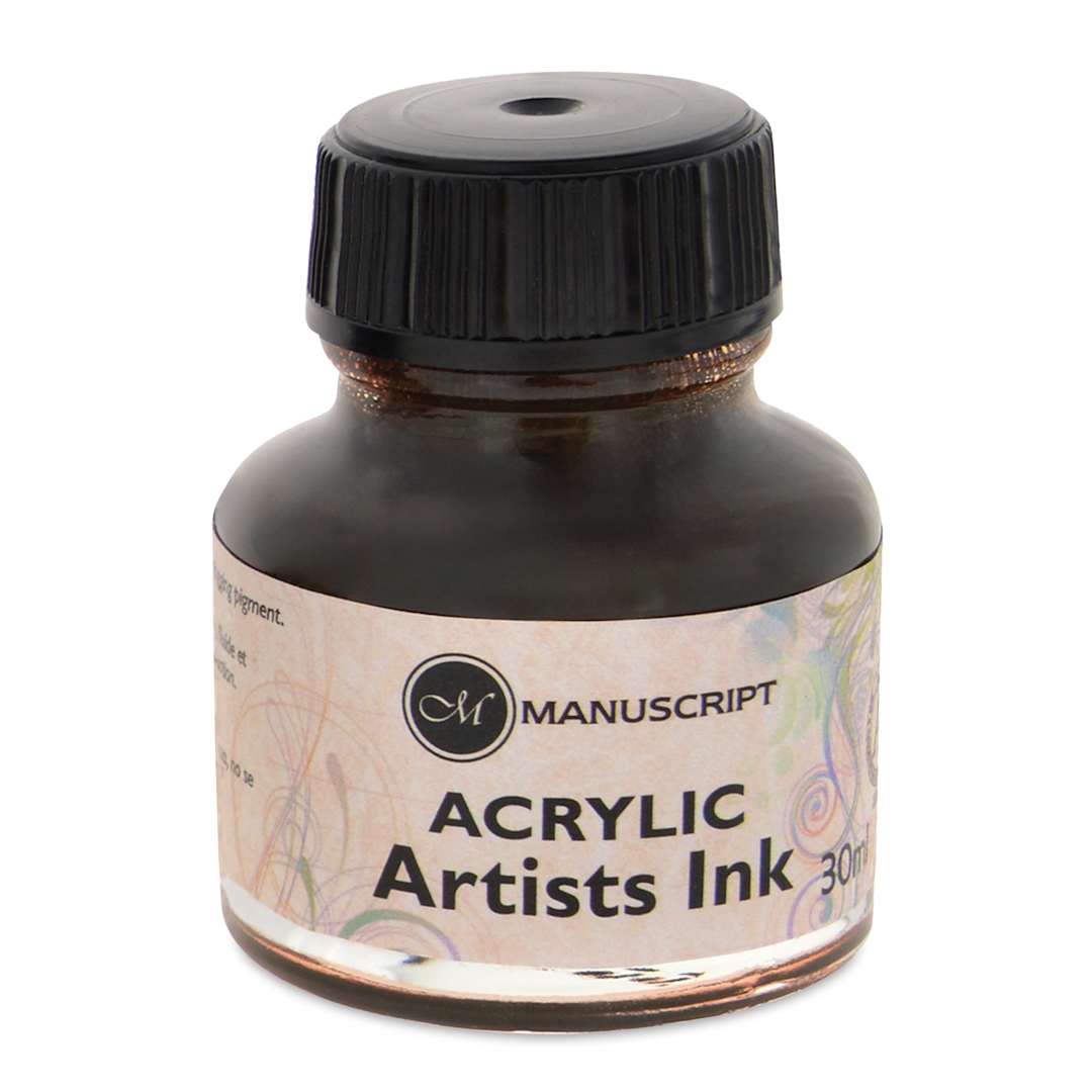 Open in modal - Manuscript Acrylic Artist's Ink - Sepia, 30 ml