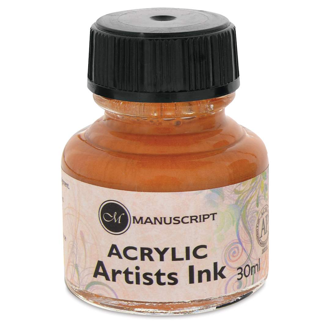 Open in modal - Manuscript Acrylic Artist's Ink - Metallic Gold, 30 ml