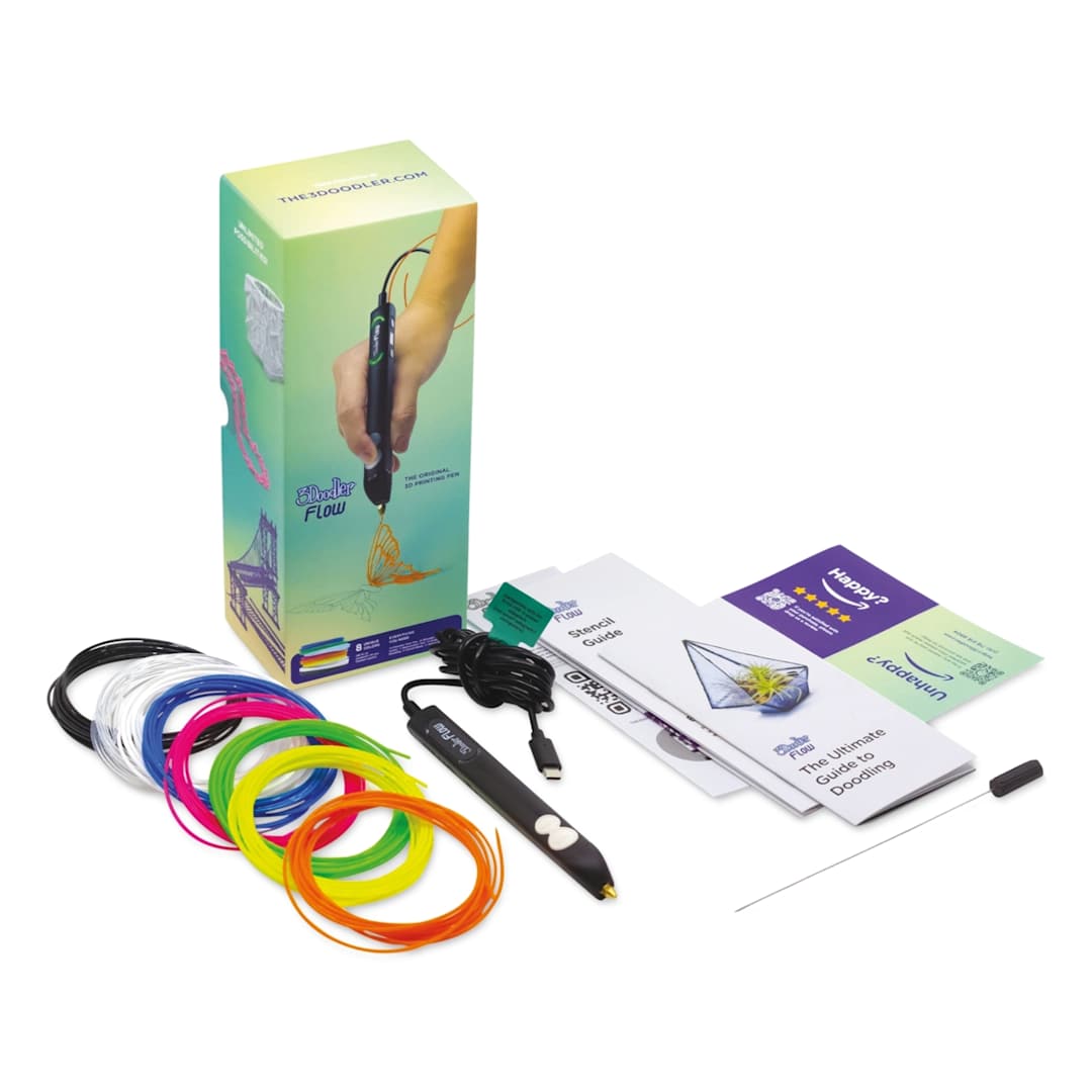 Open in modal - 3Doodler Flow Essentials 3D Printing Pen Set