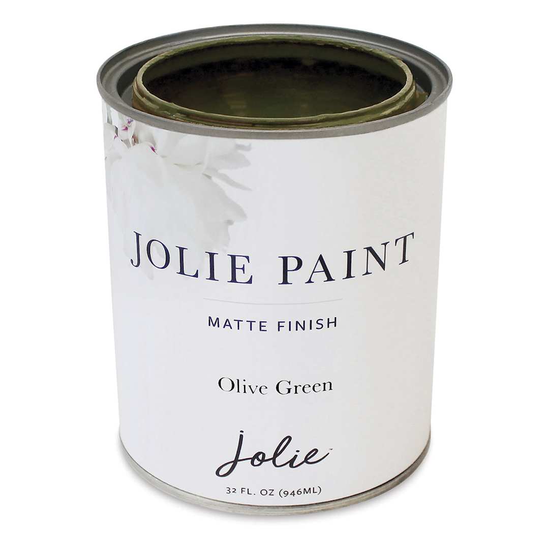 Open in modal - Jolie Matte Finish Paint - Olive Green, Quart