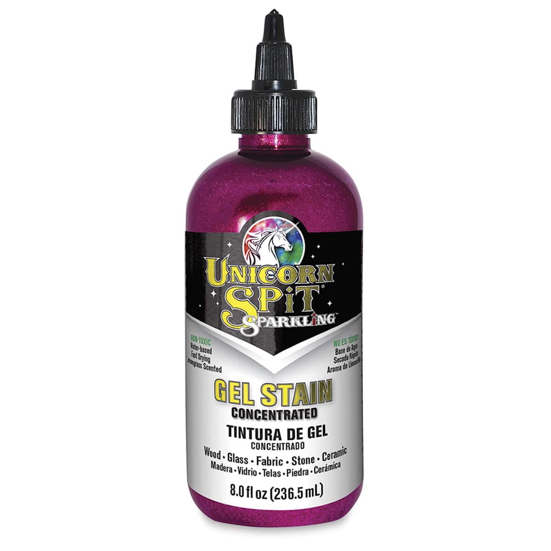 Open in modal - Unicorn Spit Gel Stain and Glaze - Starling Sasha, 8 oz, Sparkling, Bottle