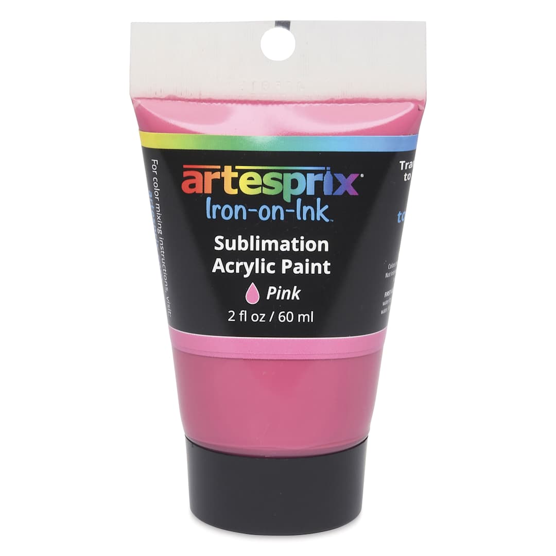 Open in modal - Artesprix Sublimation Acrylic Paint - Pink, 2 oz Tube