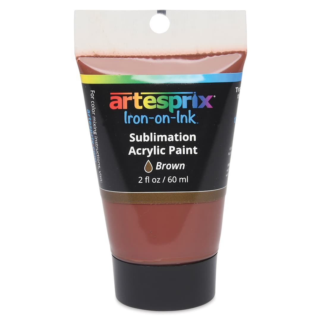 Open in modal - Artesprix Sublimation Acrylic Paint - Brown, 2 oz Tube