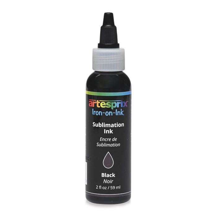 Open in modal - Artesprix Sublimation Ink - Black, 2 oz, front of bottle