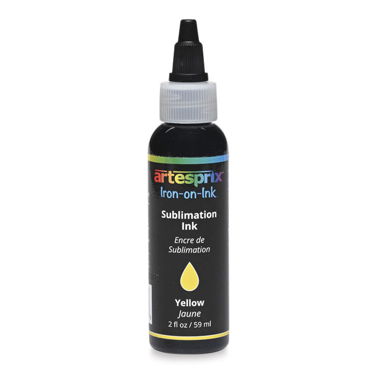 Open in modal - Artesprix Sublimation Ink - Yellow, 2 oz, front of bottle