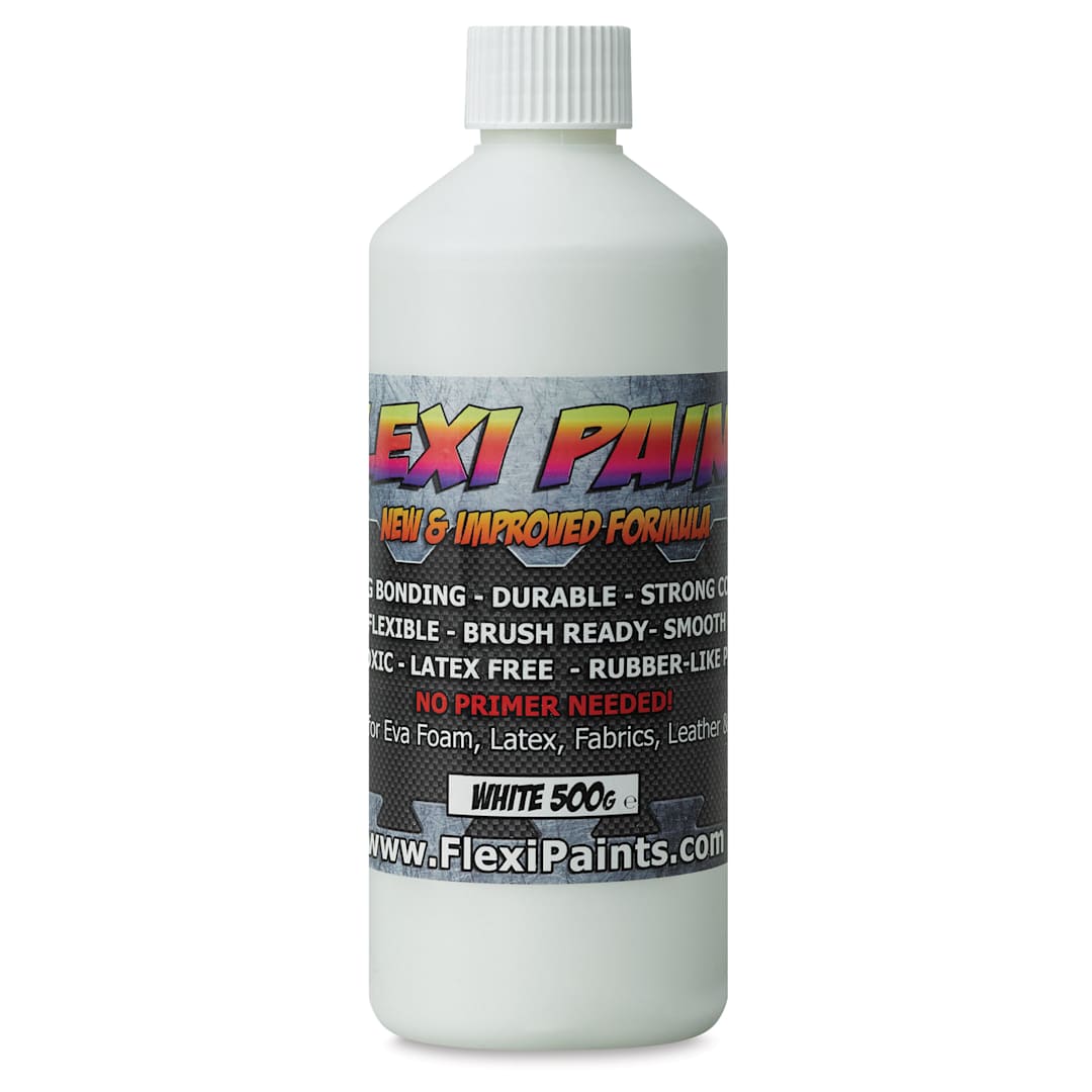 Open in modal - Flexi Paint Waterbased Flexible Cosplay Paint - White, 500 g (1.10 lb)