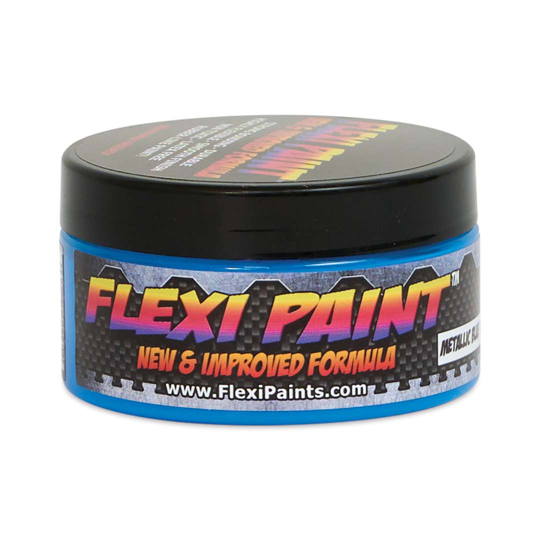 Open in modal - Flexi Paint Waterbased Flexible Cosplay Paint - Metallic Blue, 100 g (0.22 lb)