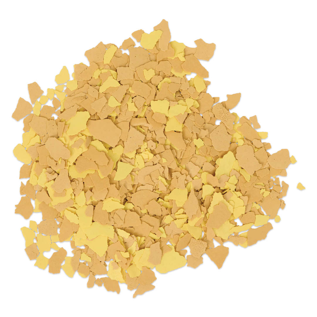 Open in modal - Plaid FolkArt Terrazzo Color Chip Flakes - Yellow Multi, 2.47 oz