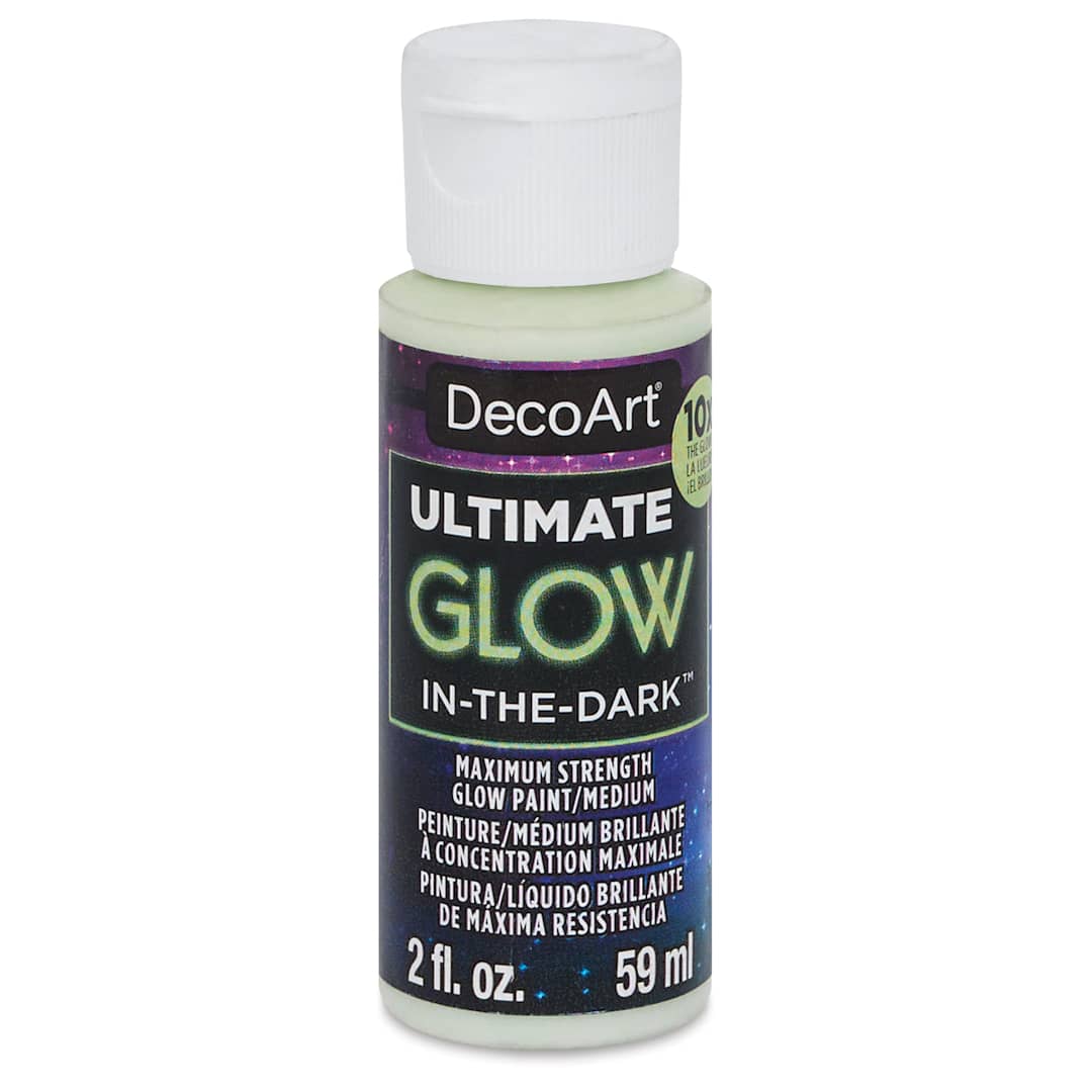 Open in modal - DecoArt Ultimate Glow-in-the-Dark Acrylic Paint - 2 oz