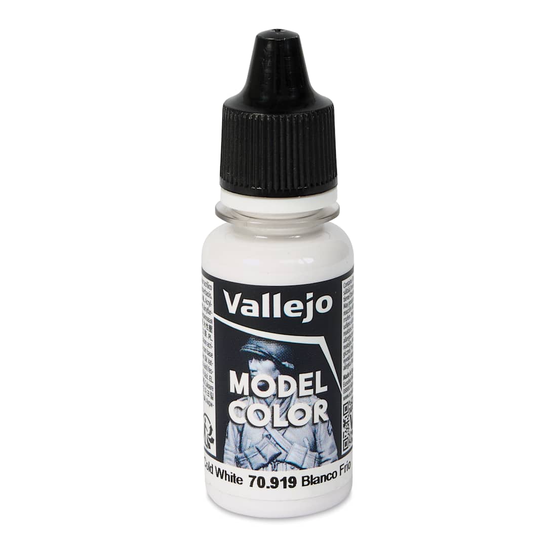 Open in modal - Vallejo Acrylic Model Color Paint - Cold White, 18 ml