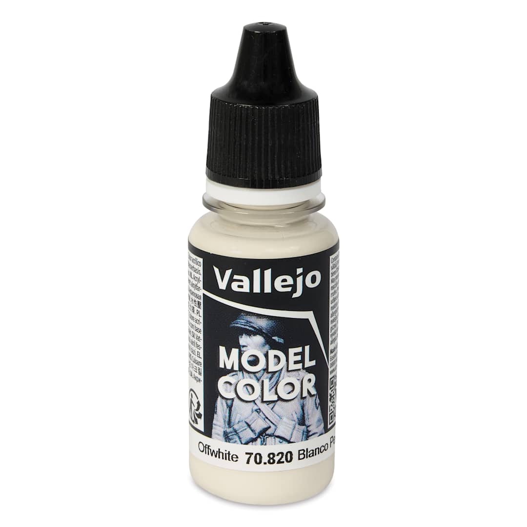 Open in modal - Vallejo Acrylic Model Color Paint - Offwhite, 18 ml