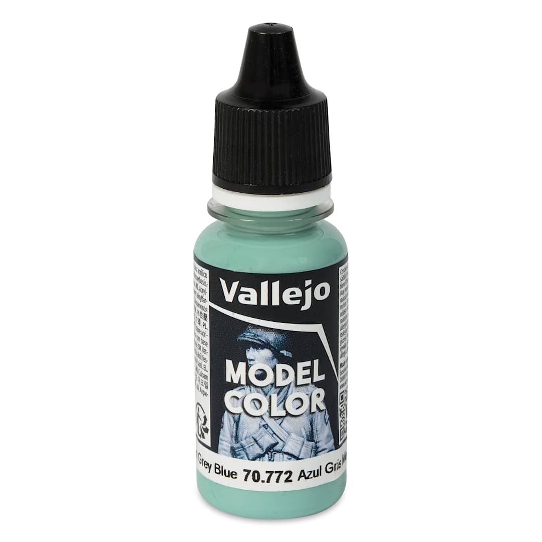 Open in modal - Vallejo Acrylic Model Color Paint - Medium Grey Blue, 18 ml