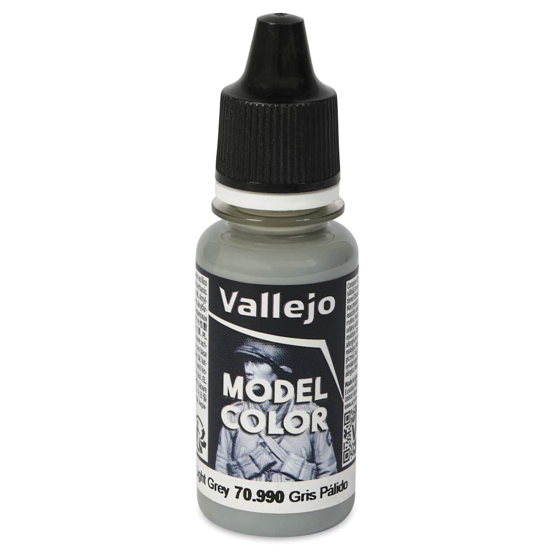 Open in modal - Vallejo Acrylic Model Color Paint - Light Grey, 18 ml