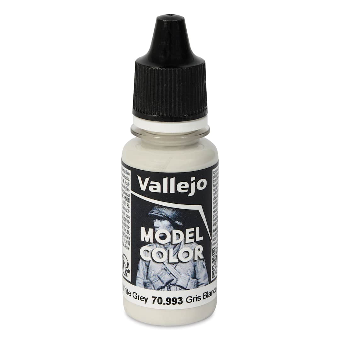 Open in modal - Vallejo Acrylic Model Color Paint - White Grey, 18 ml