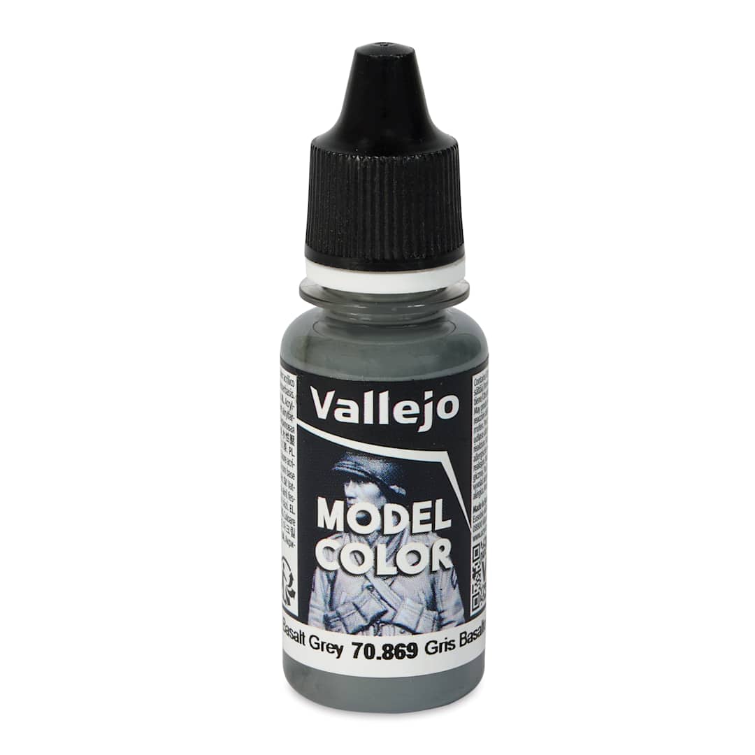 Open in modal - Vallejo Acrylic Model Color Paint - Basalt Grey, 18 ml