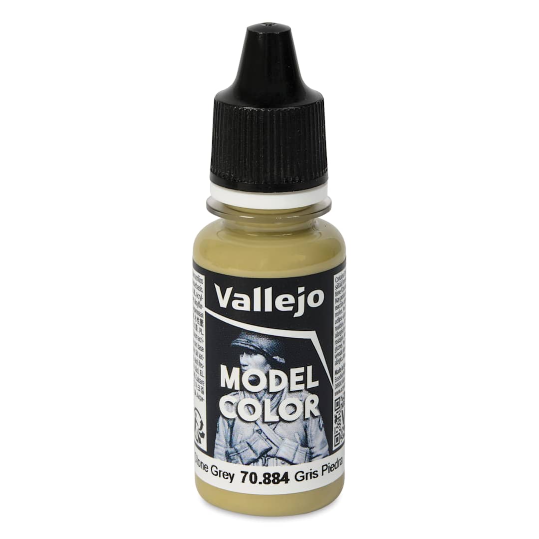 Open in modal - Vallejo Acrylic Model Color Paint - Stone Grey, 18 ml