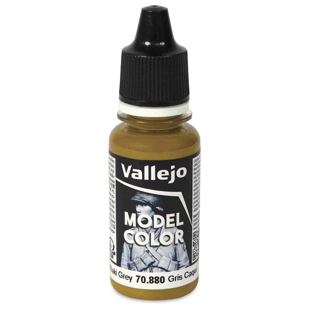 Open in modal - Vallejo Acrylic Model Color Paint - Khaki Grey, 18 ml