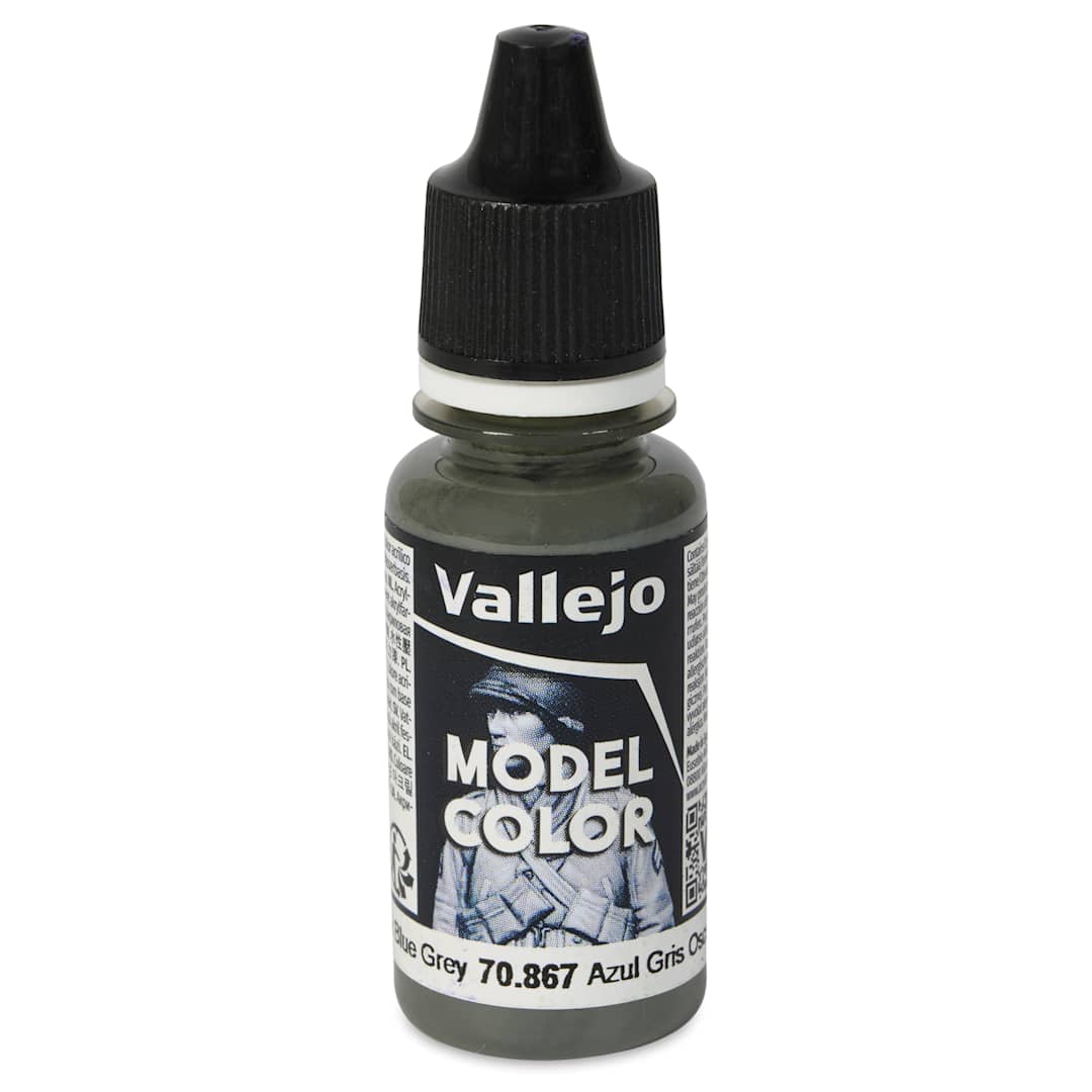 Open in modal - Vallejo Acrylic Model Color Paint - Dark Blue Grey, 18 ml