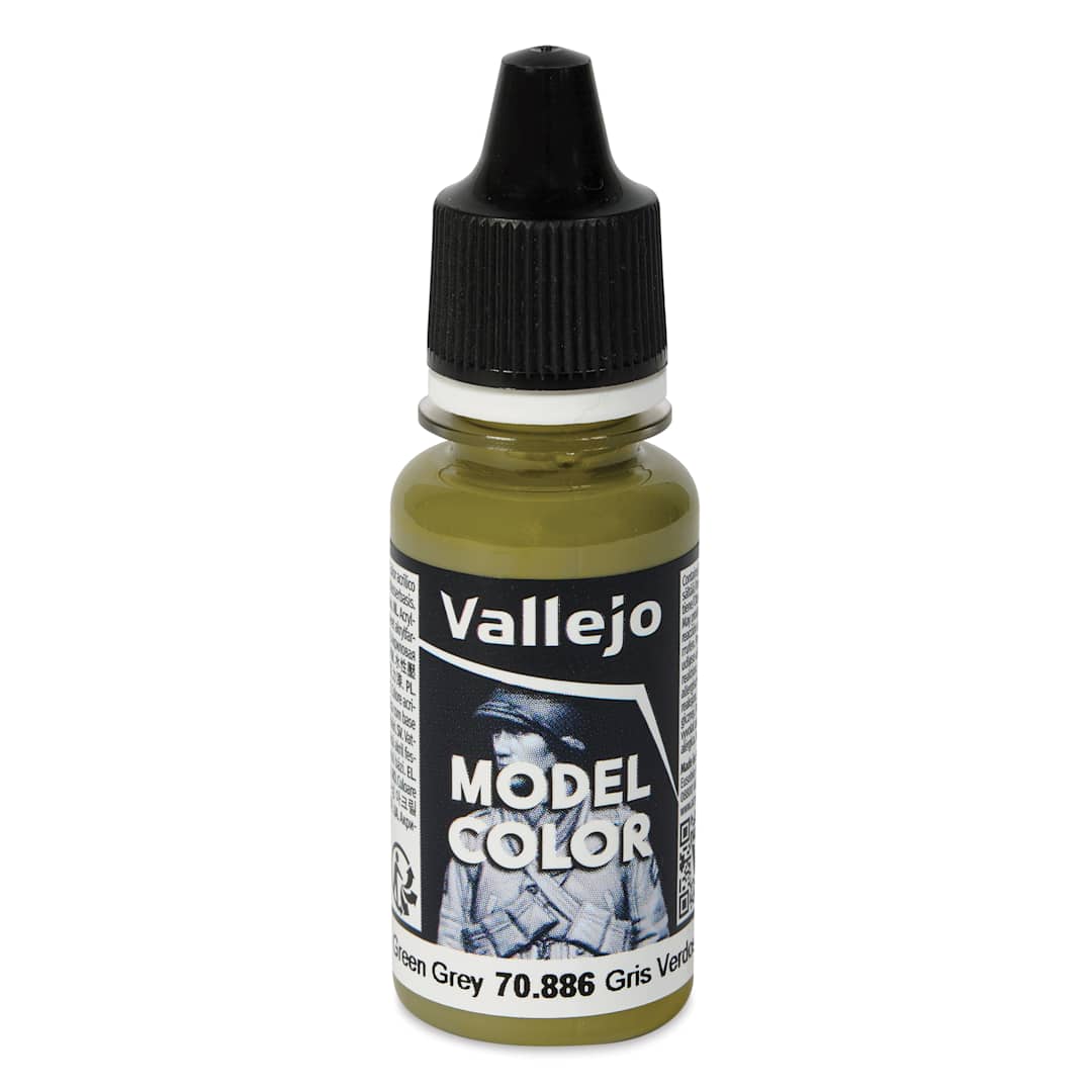 Open in modal - Vallejo Acrylic Model Color Paint - Green Grey, 18 ml