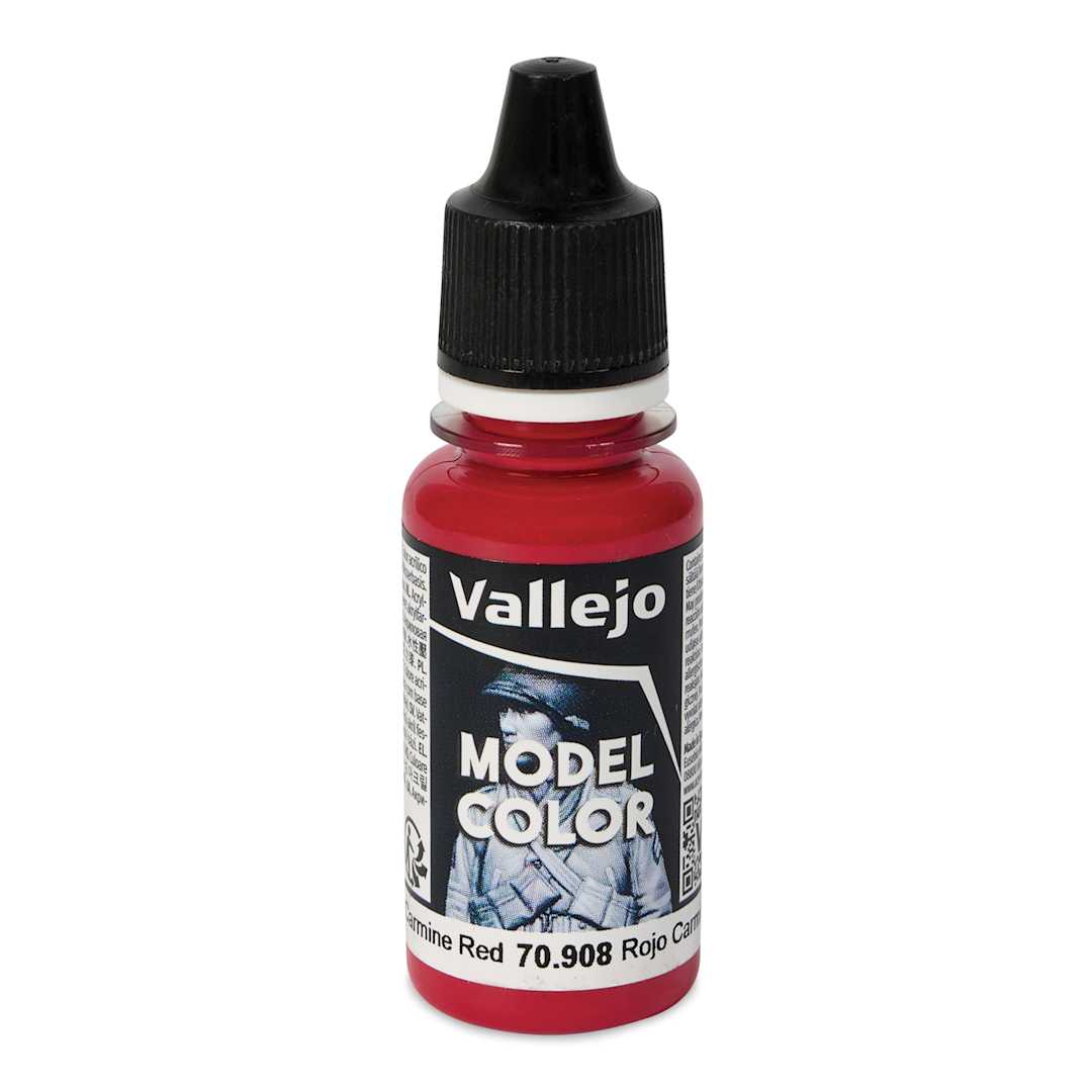 Open in modal - Vallejo Acrylic Model Color Paint - Carmine Red, 18 ml