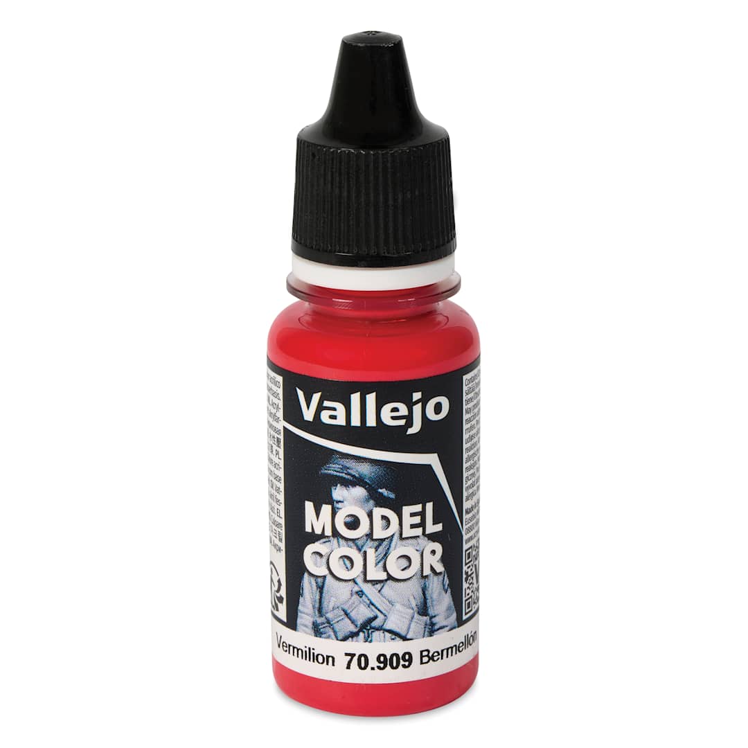 Open in modal - Vallejo Acrylic Model Color Paint - Vermilion, 18 ml
