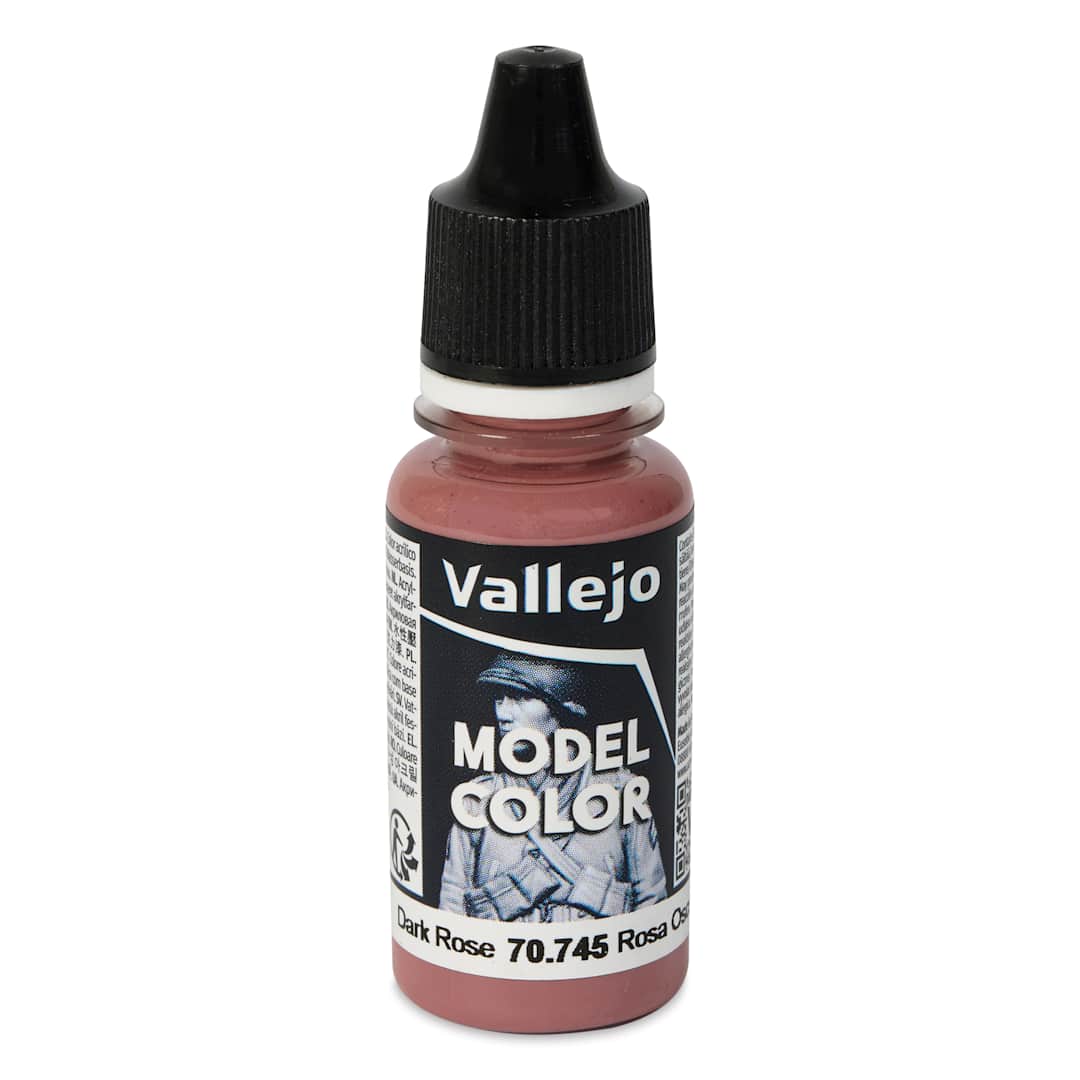 Open in modal - Vallejo Acrylic Model Color Paint - Dark Rose, 18 ml