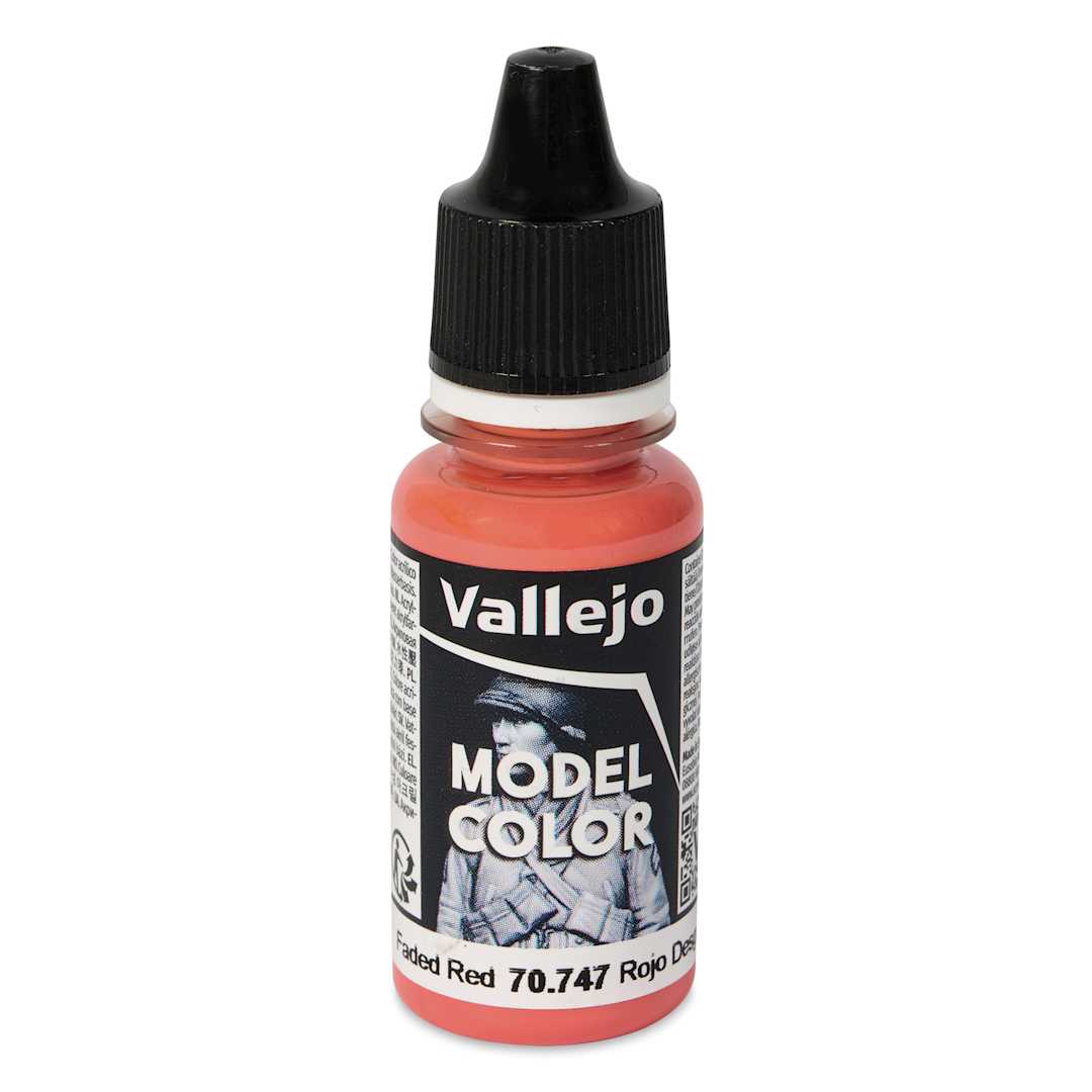 Open in modal - Vallejo Acrylic Model Color Paint - Faded Red, 18 ml