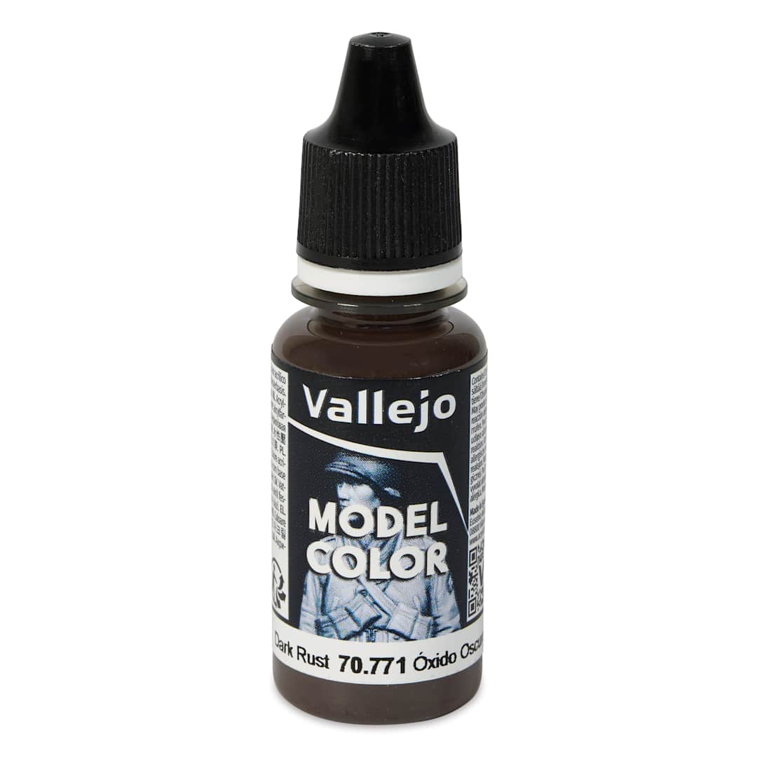 Open in modal - Vallejo Acrylic Model Color Paint - Dark Rust, 18 ml
