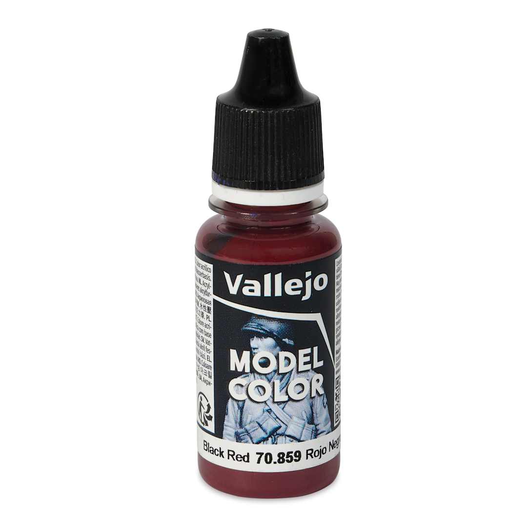 Open in modal - Vallejo Acrylic Model Color Paint - Black Red, 18 ml