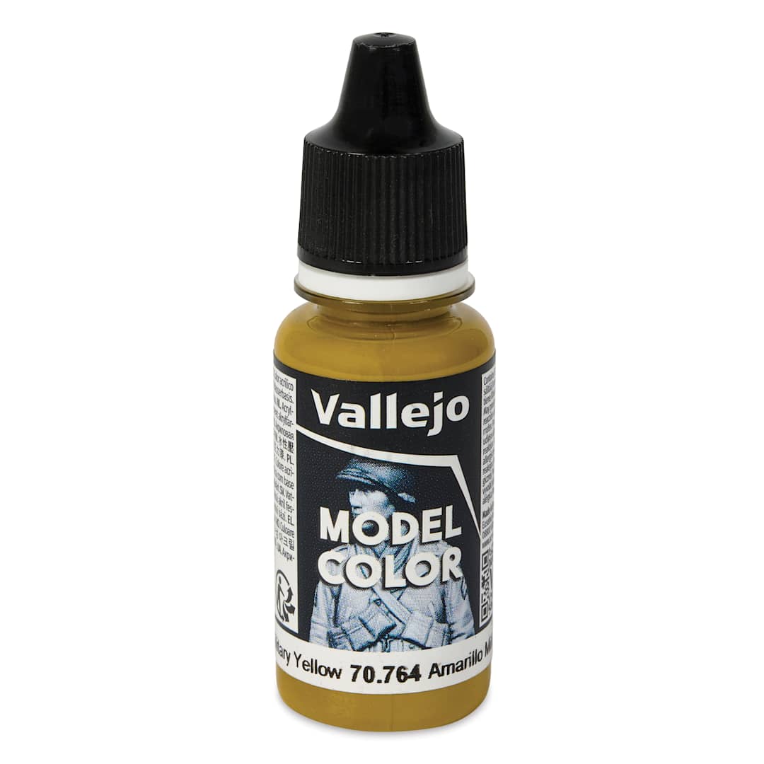 Open in modal - Vallejo Acrylic Model Color Paint - Military Yellow, 18 ml