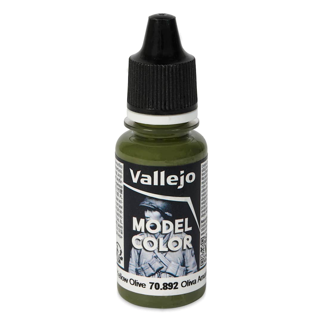 Open in modal - Vallejo Acrylic Model Color Paint - Yellow Olive, 18 ml