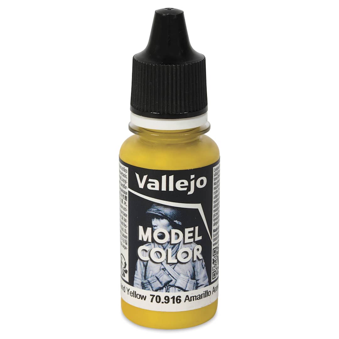 Open in modal - Vallejo Acrylic Model Color Paint - Sand Yellow, 18 ml