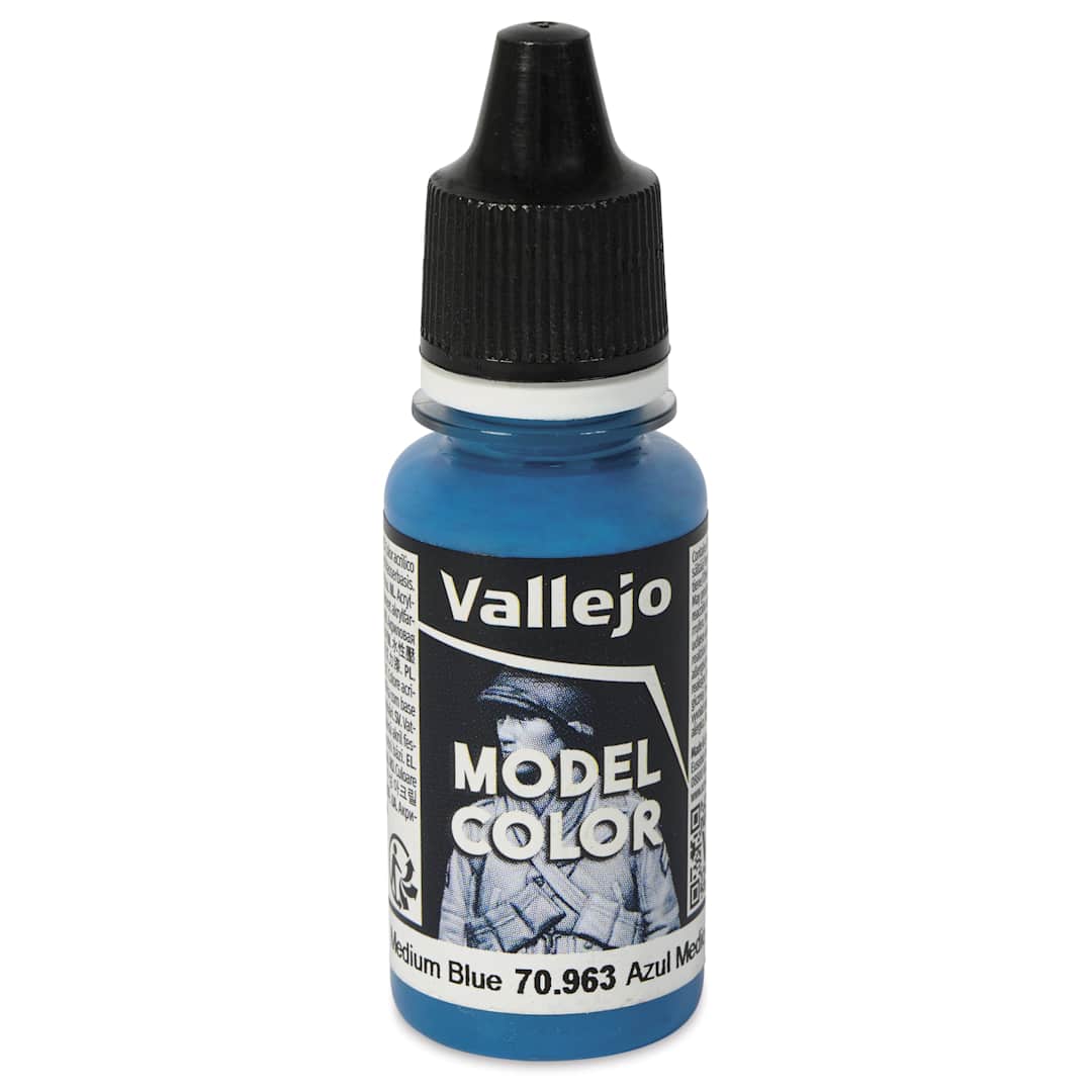 Open in modal - Vallejo Acrylic Model Color Paint - Medium Blue, 18 ml
