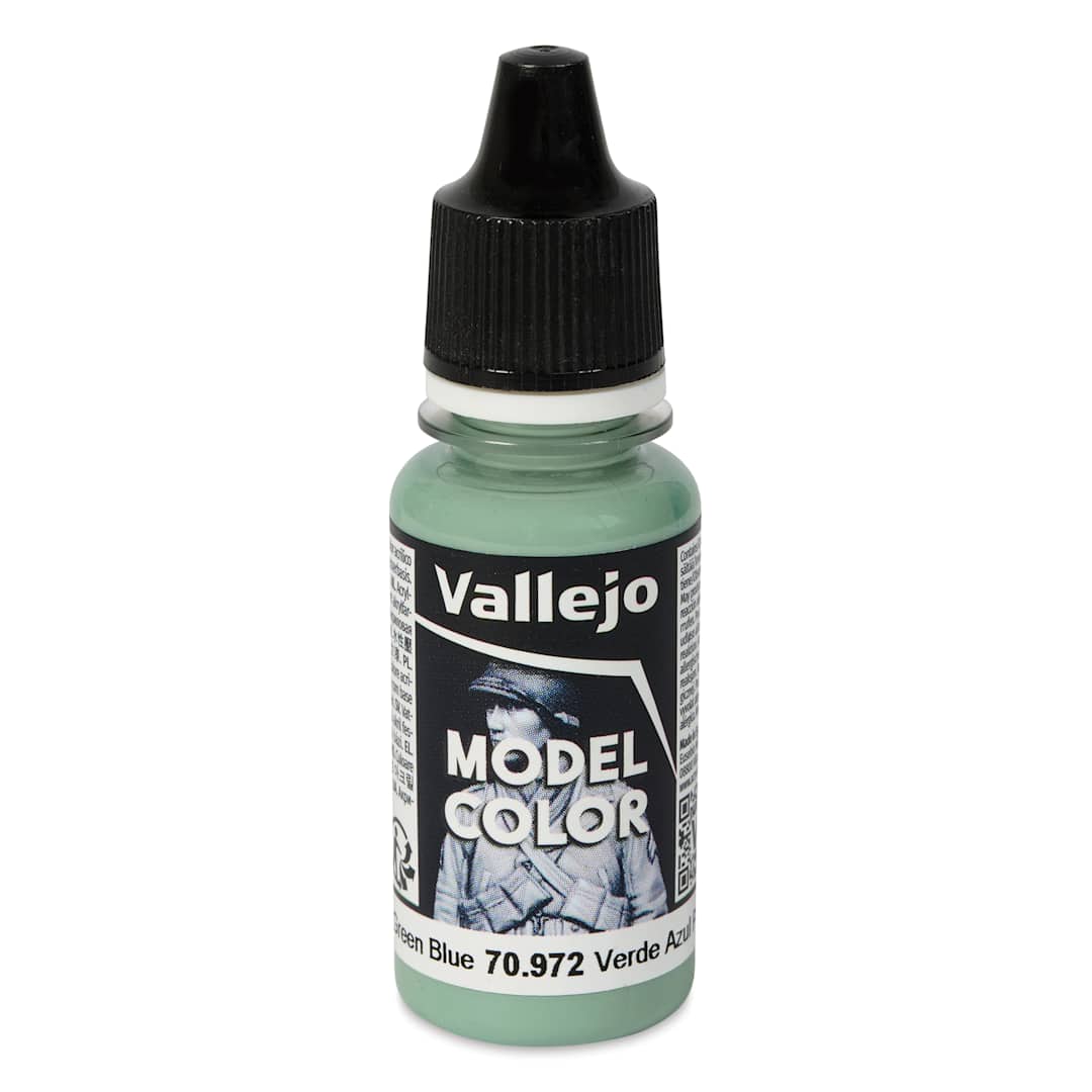 Open in modal - Vallejo Acrylic Model Color Paint - Light Green Blue, 18 ml
