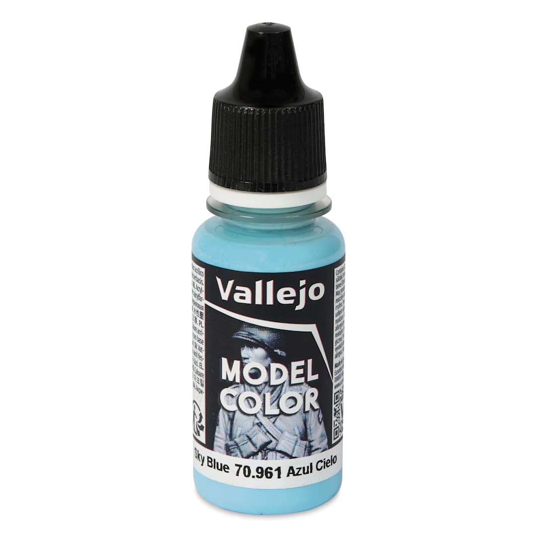 Open in modal - Vallejo Acrylic Model Color Paint - Sky Blue, 18 ml