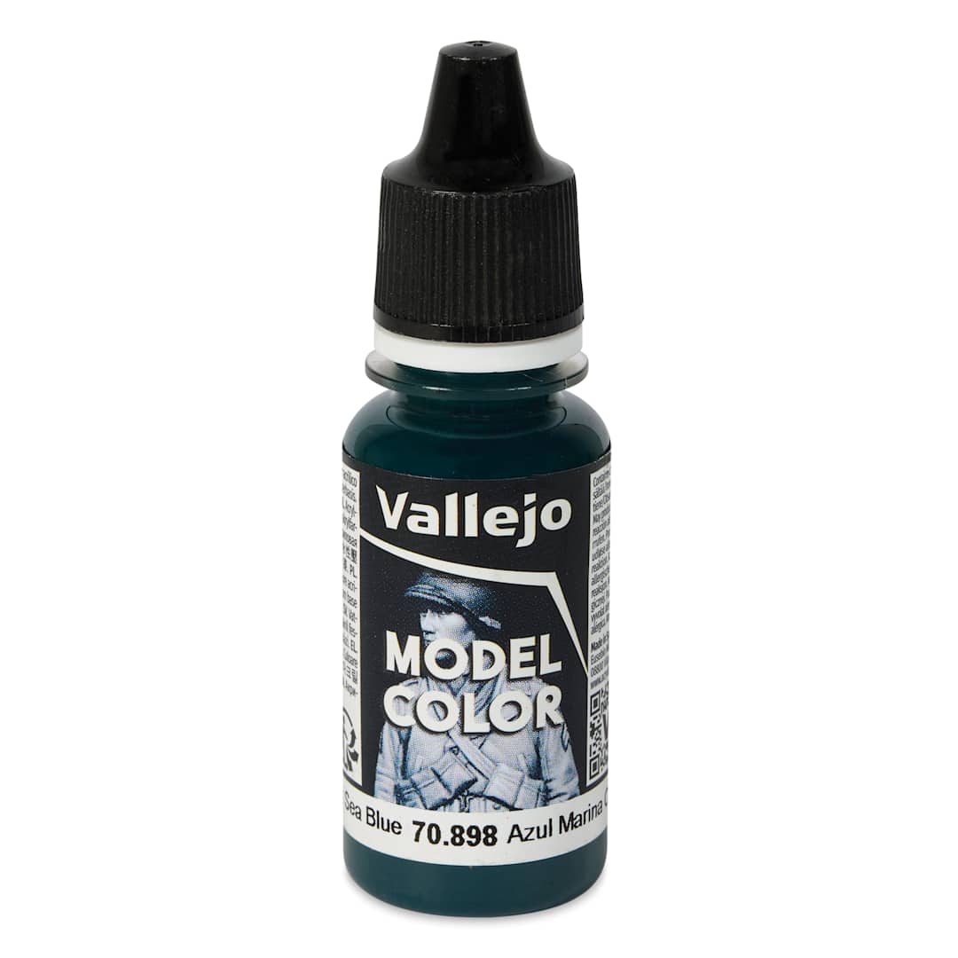 Open in modal - Vallejo Acrylic Model Color Paint - Dark Sea Blue, 18 ml
