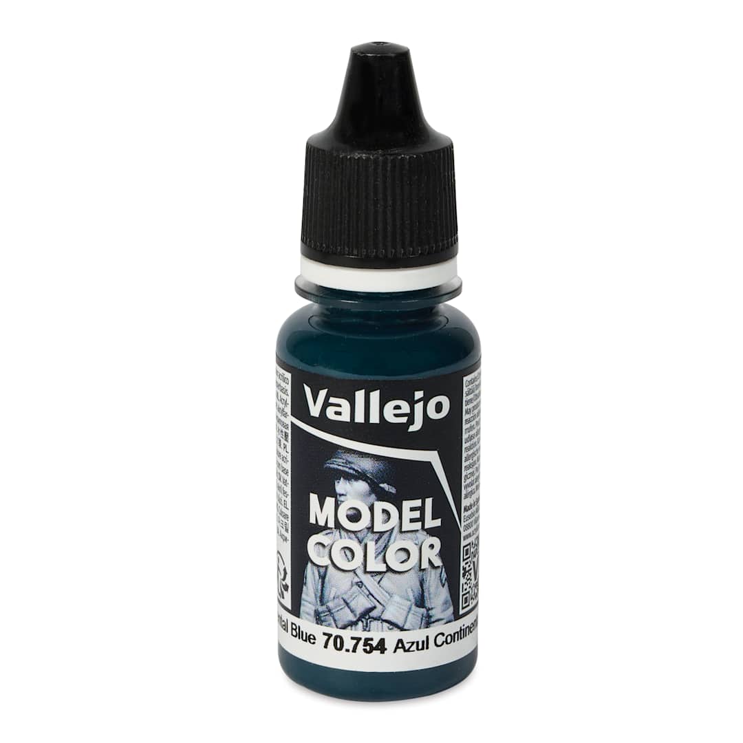 Open in modal - Vallejo Acrylic Model Color Paint - Continental Blue, 18 ml